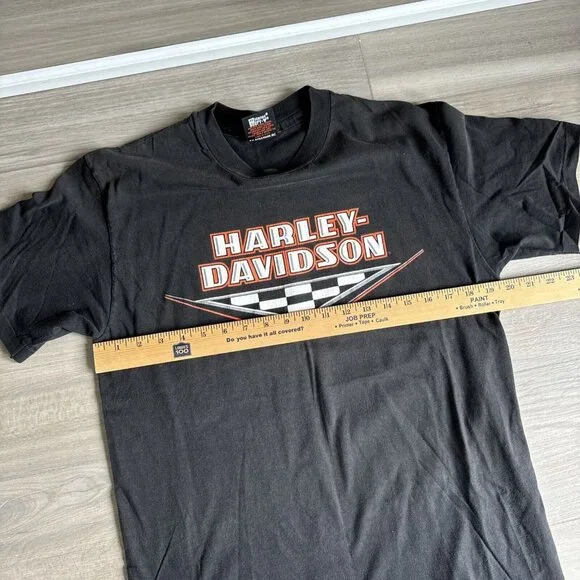 VTG 1994 RK Stratman HARLEY DAVIDSON Single Stitch Shirt Size‎ M Hanes Beefy USA